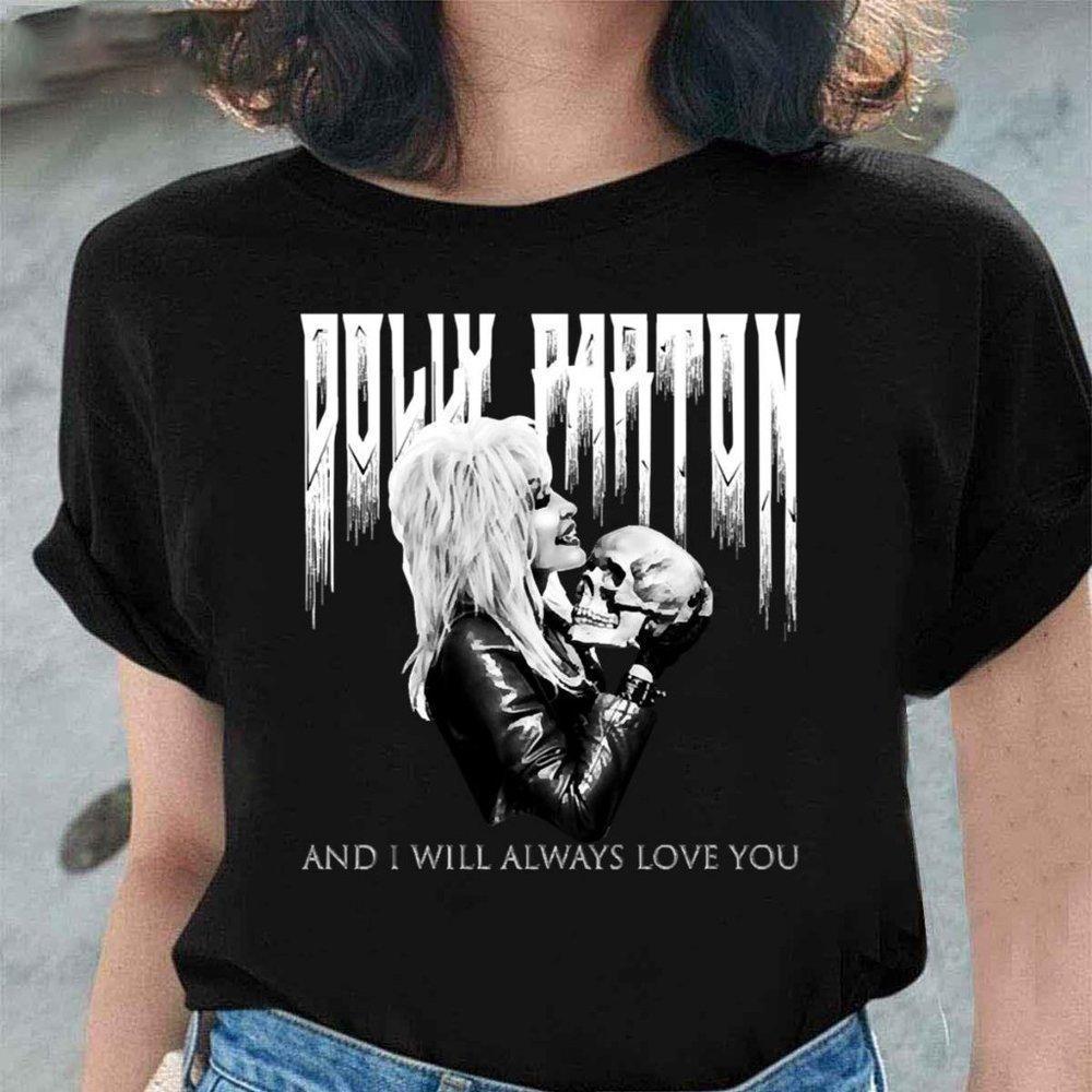 Heavy Metal Goth Dolly Parton Fan Shirt
